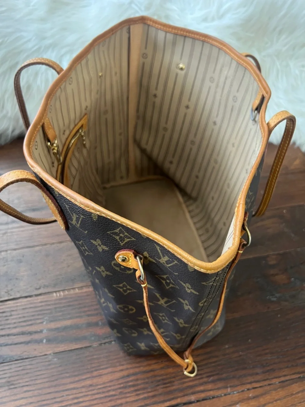 Louis Vuitton Monogram neverfull mm made in Spain - Picture 7 of 13